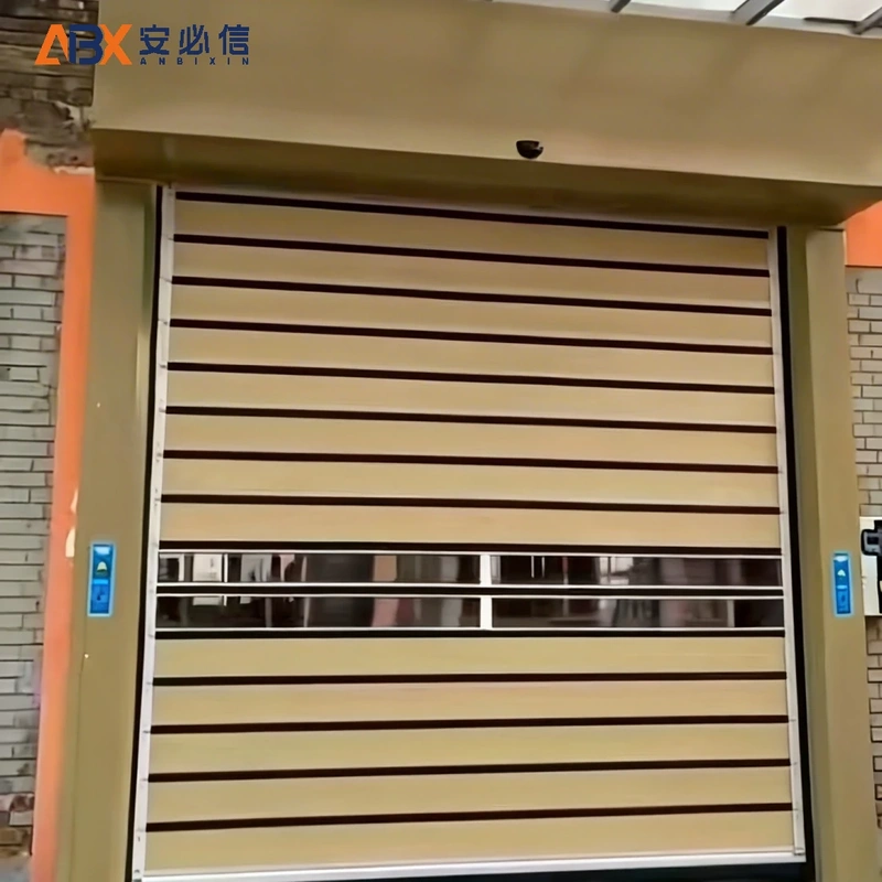 白山螺旋式高速门